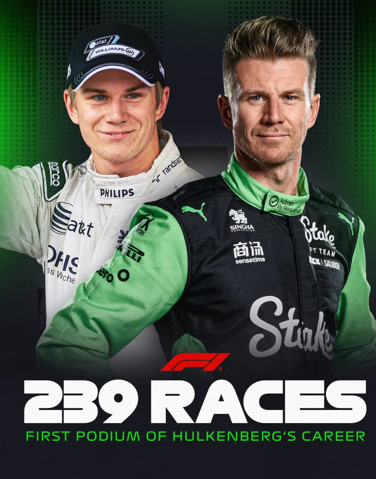 索伯车队力克威廉姆斯，皮亚斯特里带队取胜